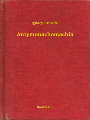 cover image of Antymonachomachia